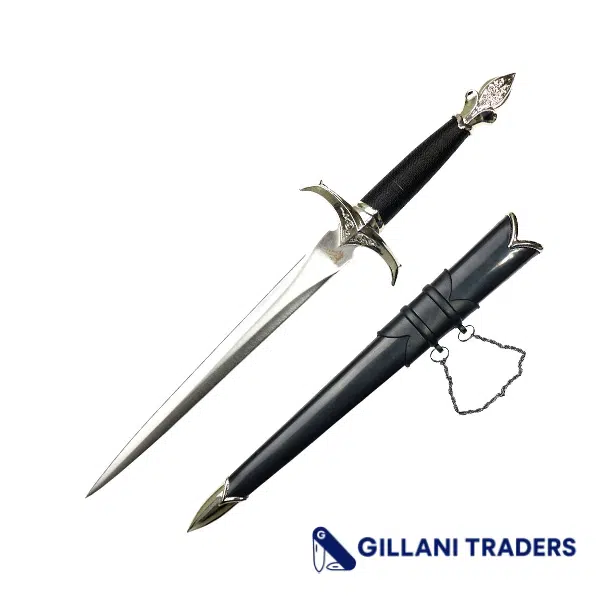 16.25" Collectible Style Stainless Steel Dagger with Sheath