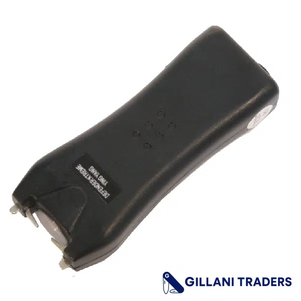 5 Million Volt Flashlight LED Black Stun Gun with Safety Switch