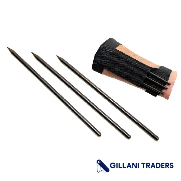 6" Throwing Spike Darts With Wrist Strap
