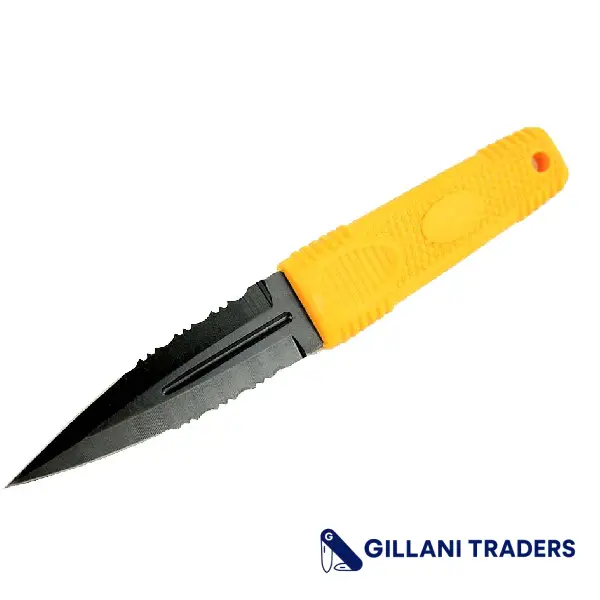 7.75" Zomb-War Orange Boot Hunting Knife with Sheath