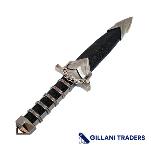 Defender 11" Collectible Dagger With Sheath Antique Daggers Black Color
