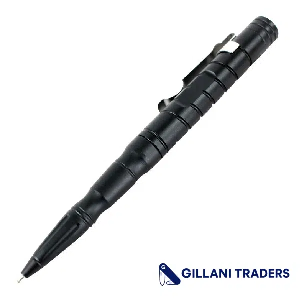 Defender Black 6" LED Tactical Jet Black Twistable Mini Flashlight Aluminum Pen
