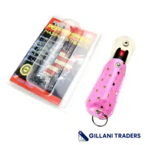 Defender Xtreme 1/2 Oz Pepper Spray With Pink Heart Sheath Key Chain
