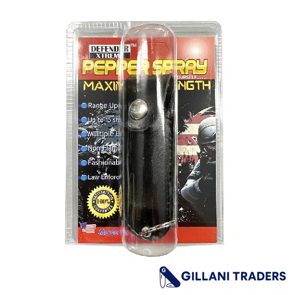 Defender Xtreme Pepper Spray 1/2 Oz for Self Defense With Black Sheath Key Chain