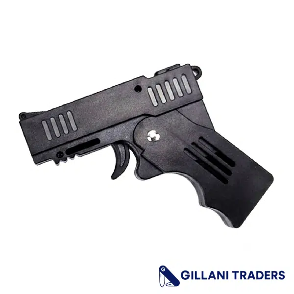 Defender Xtreme - Tactical Pistol-Style Foldable Stun Gun With Keychain