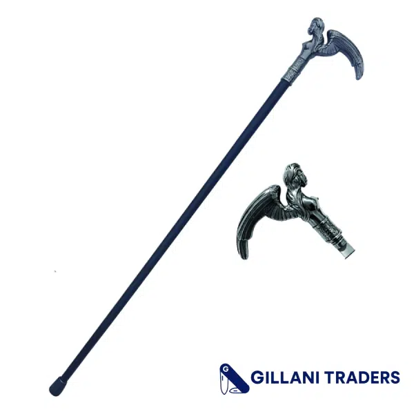 Dispatch 36.22" Walking Cane with Zinc-Aluminum Alloy Handle and Stainless Steel Tube