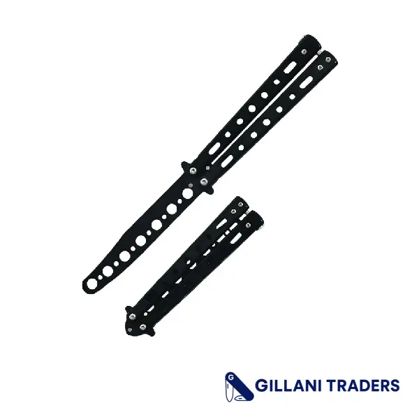 Dispatch 5.1" Black Balisong Safe Flip Practice Tool