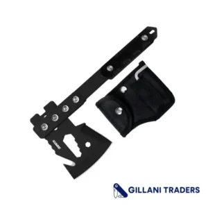 Dispatch Tactical 8.3" Black Axe Stainless Steel Blade with Wooden Handle & Sheath
