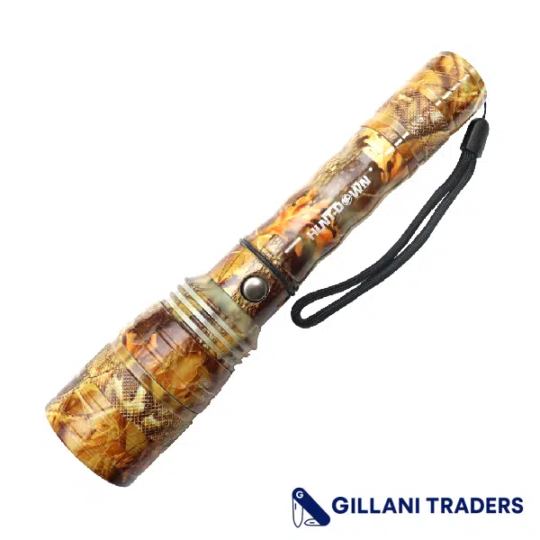 Hunt-Down Camo Color High Powered 1000 Lumens Self-Defence Aluminum Body Flashlight