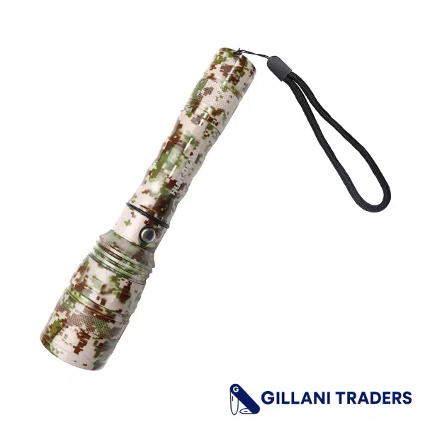 Hunt-Down Digital Color High Powered 1000 Lumens Self-Defence Aluminum Body Flashlight
