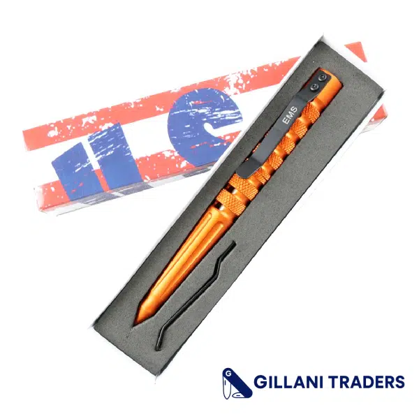 Hunt-Down New Powerful 6" Orange EMS Survival Tactical Pen For Self Defence