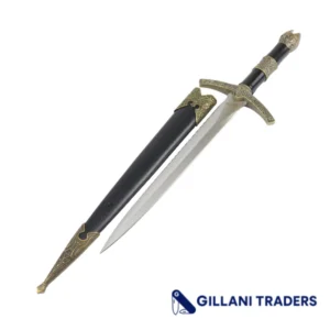 The Bone Edge 12" Medieval Historical Short Sword Roman Dagger Knife With Scabbard