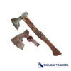 The Bone Edge 23" Steel Etching Blade Hunting Axe Wood Handle With Sheath