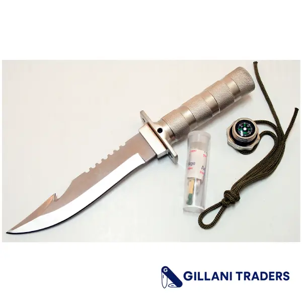 10.5" Stainless Steel Blade Survival Knive with Sheath Heavy Duty