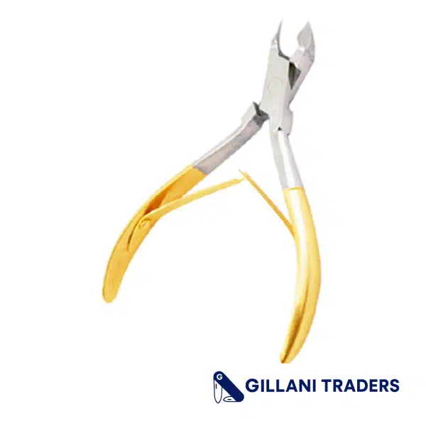 4" MJ Gold Color Cuticle Clipper