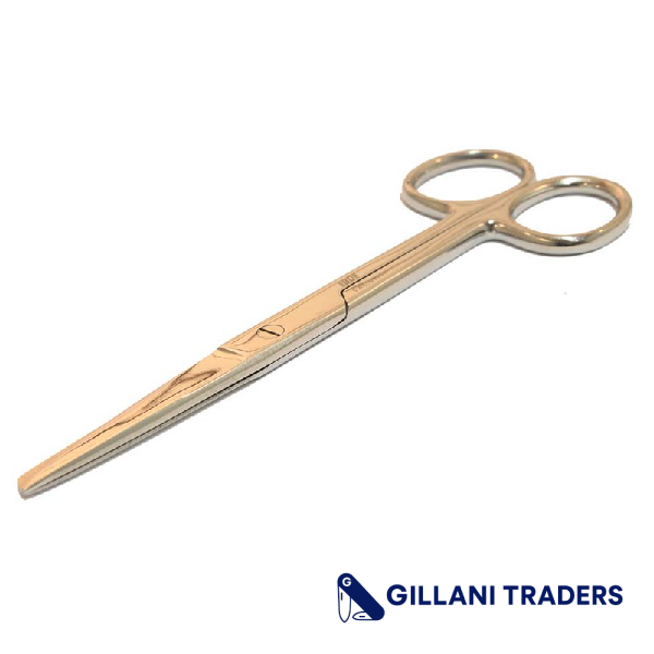 5.5" Operating Disecting Surgical Scissors Stainless Steel Blunt Straight Blade