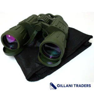 60x50 Perrini Green Army Binoculars Day & Night Prism View