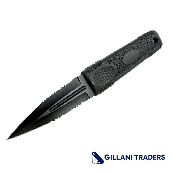 7.75" Zomb-War Black Boot Hunting Knife with Sheath