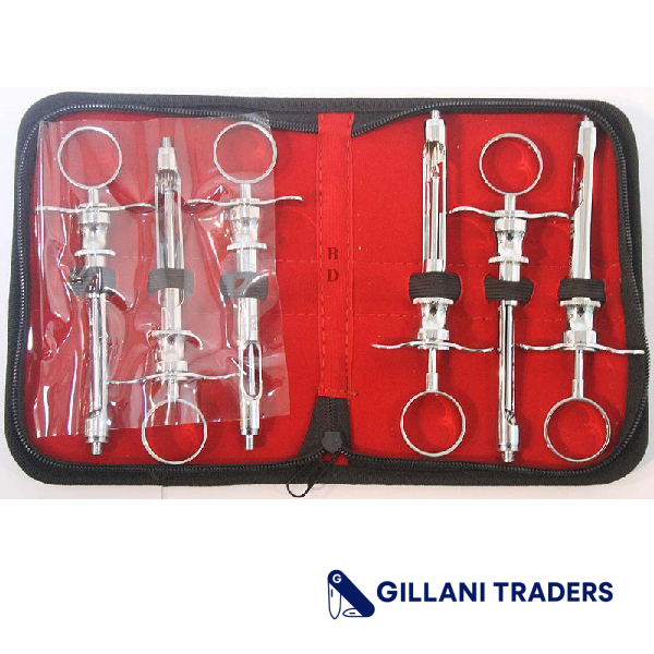 Bdeal High Quality Dental Aspirating Folding Syringe Stainless Steel 6PC Set New