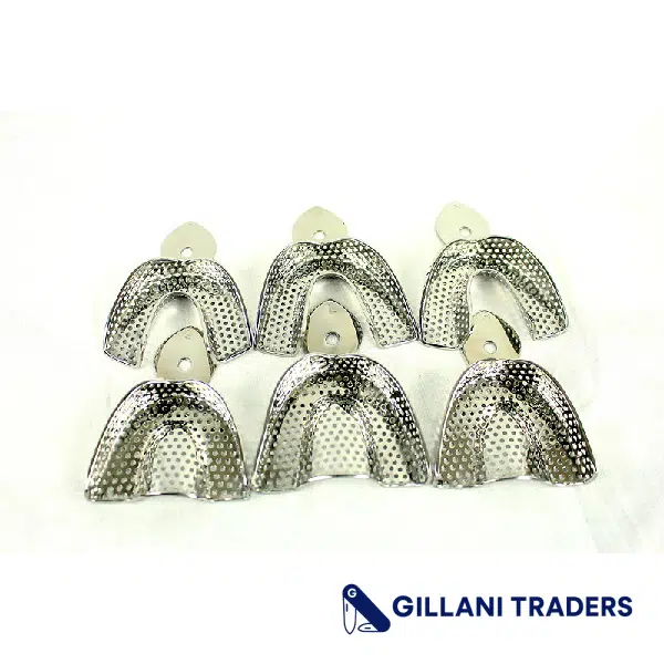 Dental Ortho Impression Trays Autoclavable 6 pcs/Set Denture Instruments
