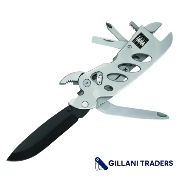 Dispatch 5" Multi-Tool Folding Knife with Stainless Steel Handle and 3Cr13 Blade