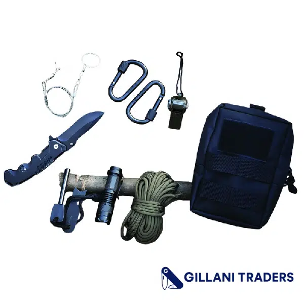 Dispatch 7-in-1 Emergency Survival Kit with Camping Equipment & Gear