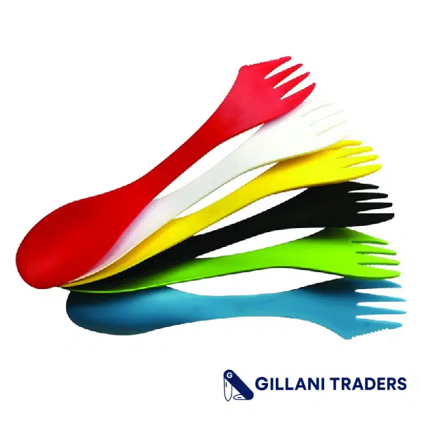 Dispatch Blue, Red & Black Made in Plastic Spork