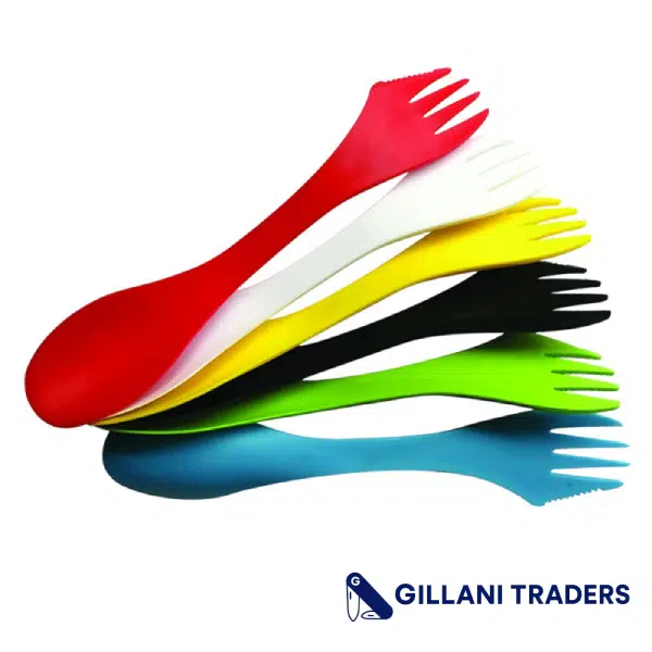 Dispatch Blue, Red & Black Made in Plastic Spork