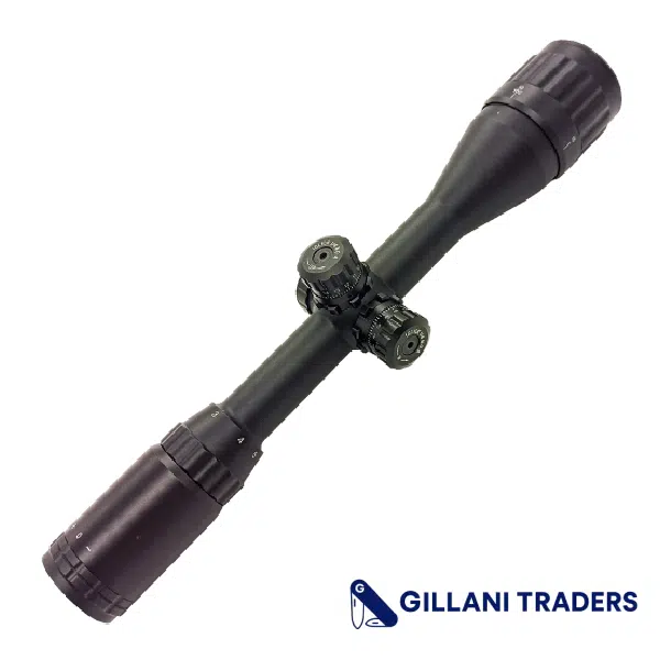 Hunt-Down Black 3-9x40 AOL R/G/B Illuminated Reticle Rifle Scope