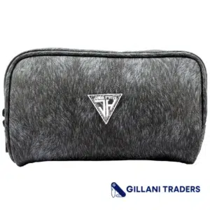 Jungle Hive Black Odor Blocking Travel Pouch | Smell-Proof Synthetic Leather