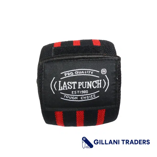 Last Punch 78" Red & Black Knee Wraps Leg Support Weight Lifting Bandage Firm Strap