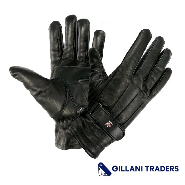 Perrini Black Genuine Cowhide Leather Winter Gloves All Sizes S - XXL