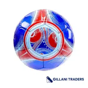 Perrini Match Ball Soccer Blue With Red White Trim Football Training Size 5
