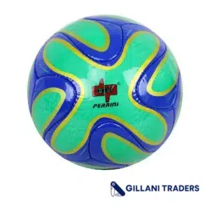 Perrini Match Ball Soccer Green Blue Gold Football Training Official Size 5