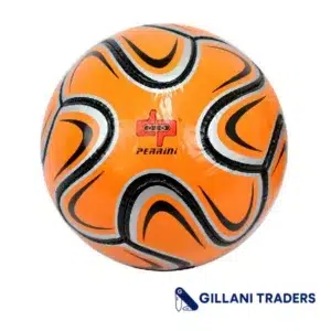 Perrini Match Ball Soccer Silver Orange Black Football Training Official Size 5