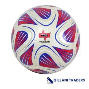 Perrini Match Ball Soccer White Red Blue Football Training Official Size 5