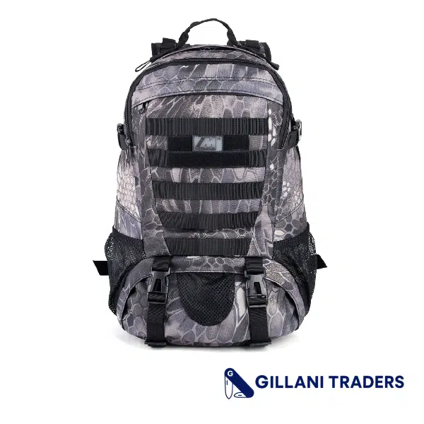 Tactical Military Assault 28L Outdoor Hiking Camping Hunting Molle Backpack - Pantone Black Color