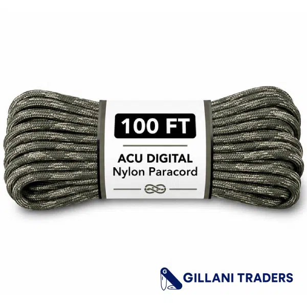 The Bone Edge - ACU Digital Camouflage 100 ft Premium 550 Paracord