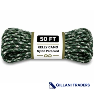 The Bone Edge - Kelly Camo 50 ft Premium 550 Paracord