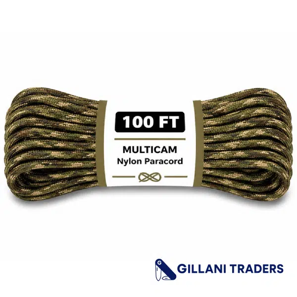 The Bone Edge - MULTICAM 100 ft Premium 550 Paracord