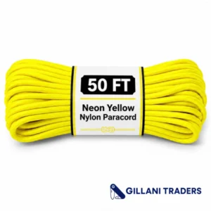 The Bone Edge - Neon Yellow 50 ft Premium 550 Paracord